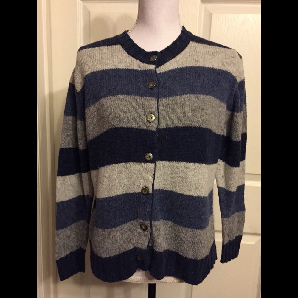 Erika & Co. Button Down Sweater